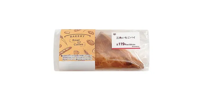 三角いちごパイ