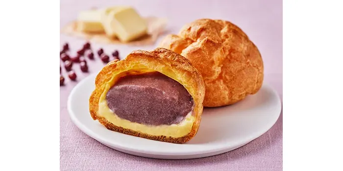 あんバターの生カスタードシュークリーム(北海道産小豆使用)