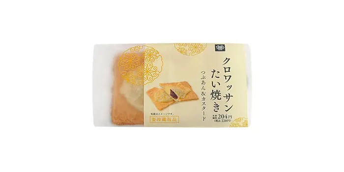 クロワッサンたい焼き つぶあん＆カスタード