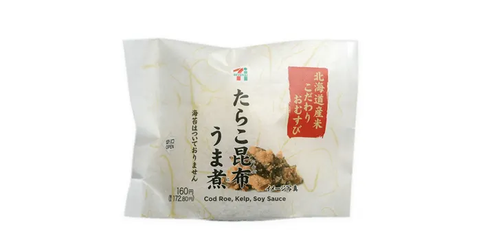 北海道米こだわりおむすび たらこ昆布うま煮