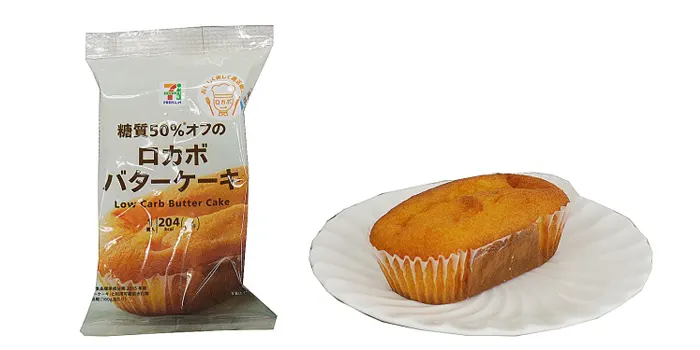セブンプレミアム 糖質50％オフのロカボバターケーキ【セブンイレブン】