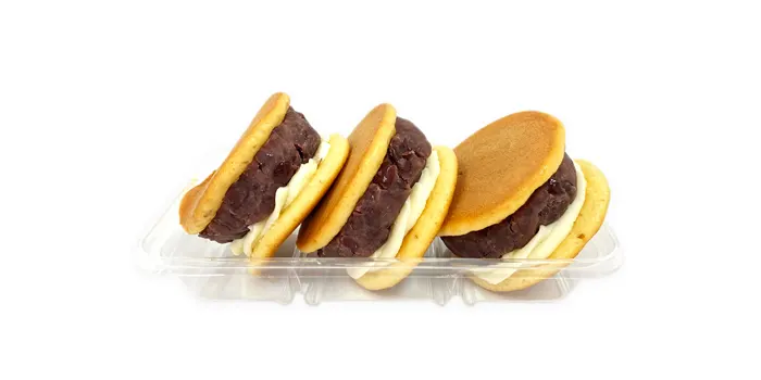 小さなどら焼き 粒あん＆バタークリーム【セブンイレブン】