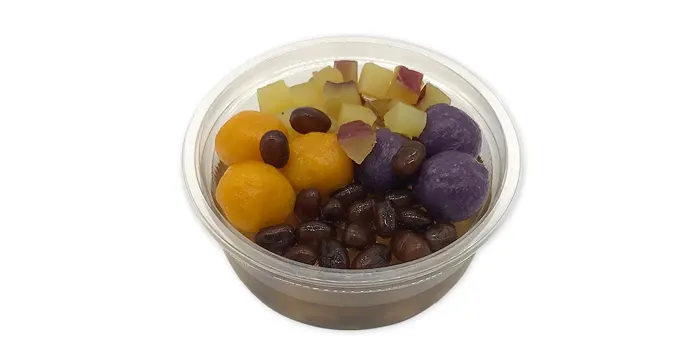 黒糖シロップジュレで食べる芋圓(ユーエン)【セブンイレブン】