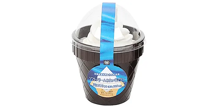 ソフトクリームみたいなプリン