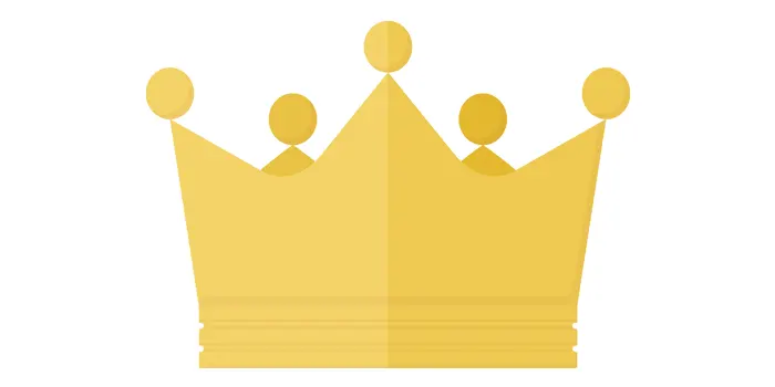 金色の王冠のイラスト