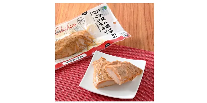 たんぱく質18.8g グリルチキン ヤンニョムチキン味の画像
