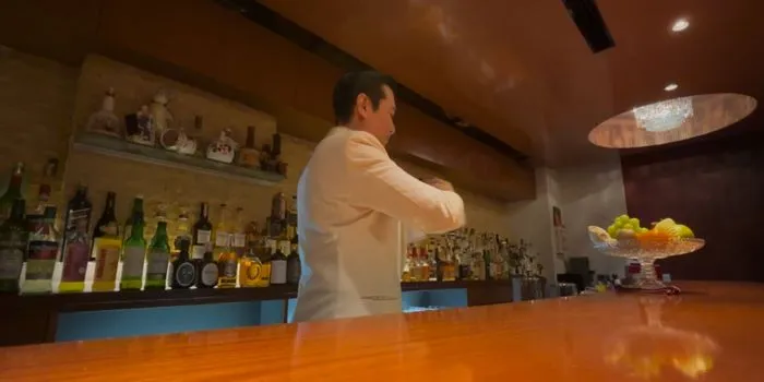 銀座のBar三石の店内