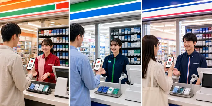 コンビニ3社でPayPayは使えるか
